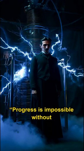 2.3K views · 106 reactions | Discover how adaptability fuels human progress! Explore Tesla's vision on embracing transformation, turning setbacks into opportunities, and unlocking remarkable discoveries through relentless pursuit of growth. | Nikola Tesla Invention Archives | Facebook