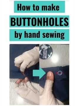 How to Make Buttonhole KAJ at Home #sweinghacks #diystitching