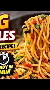 Ultimate Egg Noodles Recipe Quick & Tasty Recipe #shorts