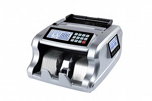 [Hot Item] Cash Counter with UV Mg IR Dd Detections 2 Display Bill Counter Money Counting Machine Banknote Counter Currency Counting Machine