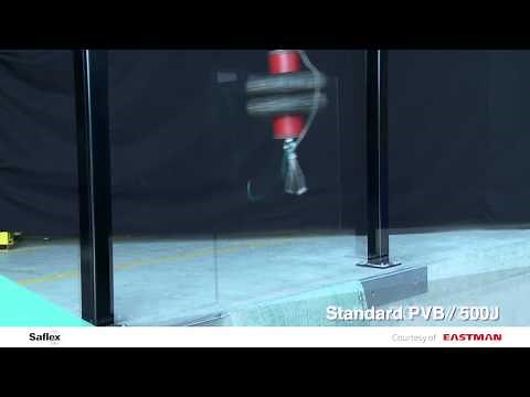 Saflex Structural vs. Standard PVB interlayer - Twin Tire Demo