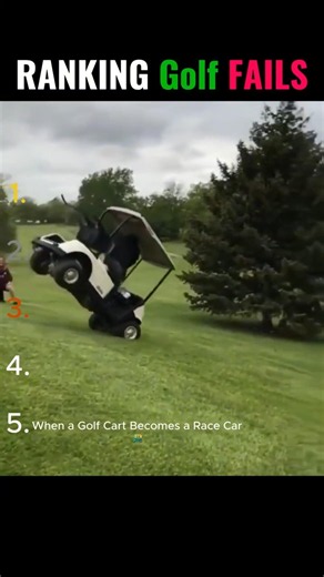 Ranking Golf Fails