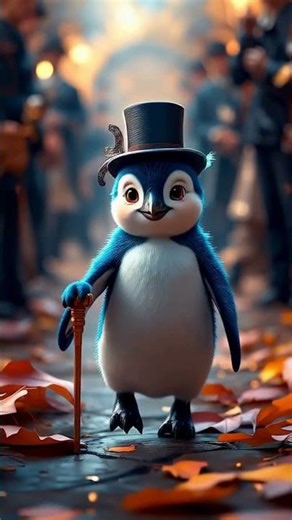 Cutest Penguin Walk Ever 🐧💖#shorts #ananascomosus