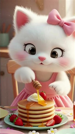 🥞 Easy & Fast Pancake Recipe by Kitty | Cute Tales Hub