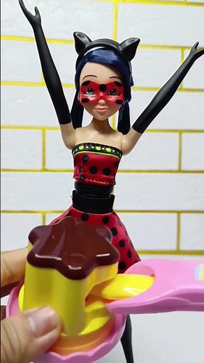 satisfying with unboxing & review cute miraculous ladybug Dolls