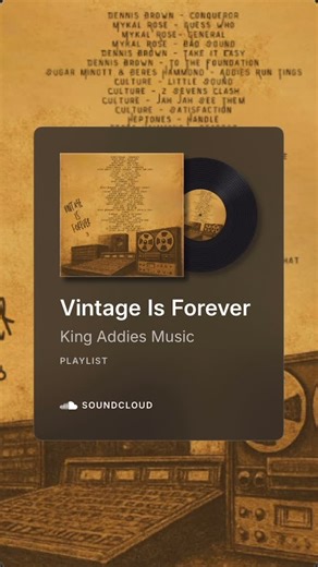 King Addies Music on Instagram: "Kick off your week with 🔥🔥🔥 Volume III of @kingpinaddies VINTAGE IS FOREVER series‼️ Celebrating the golden years of classic Reggae Dancehall, in this series he showcases some of the most iconic gems in our internationally renowned dubplate war chest. The premier Jamaican Sound System Culture Ambassador in America since 1983, our generational niche has always been introducing and/or promoting the newest and hottest music of the eras. Since the birth of our dub