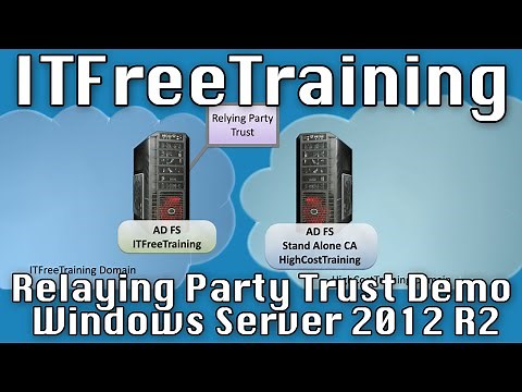 AD FS Configuring a Relying Party Trust