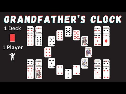 How To Play Grandfather's Clock Solitaire