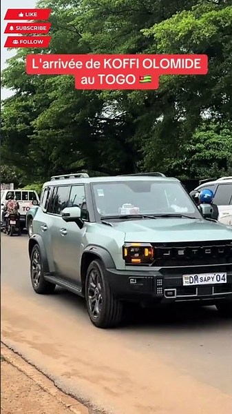 KOFFI OLOMIDE AND CINDY ARRIVAL IN TOGO #trending #viral #viralvideo #koffiolomide #MUSIC, #AFRICA