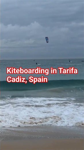 Kiteboarding in Tarifa Spain Day 1- Playa de Valdevaqueros #kiteboardingtarifa #kiteboard