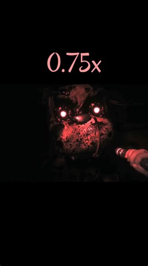 TJOC – Ignited Freddy – Jumpscare 0.25x ➜ 2x
