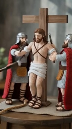 logo style diorama maltreating Jesus #shorts #jesus