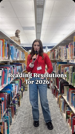 Ridgewood Library YS | What’s your reading resolution for next year? #librariesofinstagram #libraries #libraryhumor #librariansofinstagram #oliviainthestacks... | Instagram