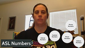 ASL Numbers 30-66 Video