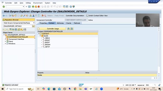 7 - Web Dynpro ABAP - Application Creation Part5
