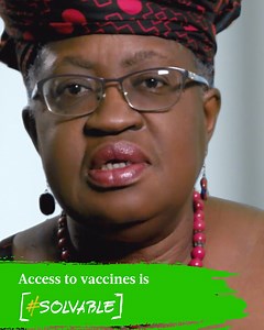 3.2K reactions · 732 shares | Every child can be protected from major diseases.Vaccine Supply + Distribution Strategy = #Solvable. Ngozi Okonjo-Iweala: | Rockefeller Foundation | Facebook