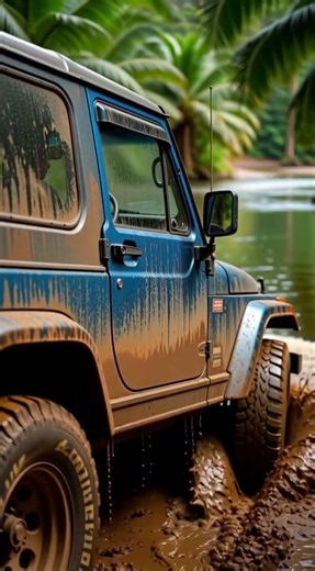 Blue Jeep Wrangler YJ 1990 from Jungle to New ASMR Car Restoration! #bmw7series