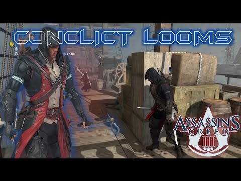Connor Lights the Black Powder in the Ship Hold — Assassin’s Creed III