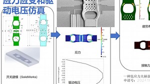 RF MEMS开关应力应变驱动电压仿真（COMSOL）