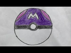 How To Draw Pokemon Pokeball Master Ball Quick And Easy