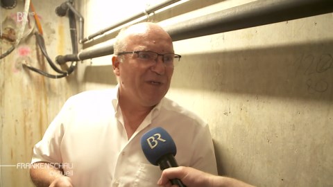 Frankenschau aktuell: Die Schneesauna in Bad Windsheim