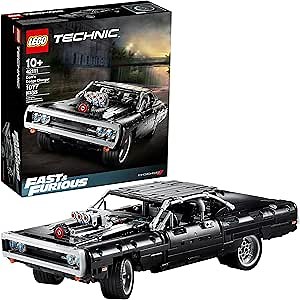 LEGO Technic Fast & Furious Dom's Dodge Charger 42111 Building Toy - Racing Car Model Building Kit, Iconic Movie Inspired Collector's Set, Gift Idea for Kids, Teens, and Adults Ages 10+