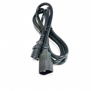 [Hot Item] CE VDE 3 Pin IEC Electric Extension Cable Female to Male AC Computer Monitor C13 C14 Connector Power Cord Main Leads