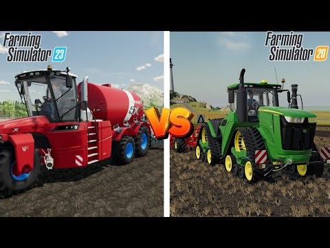 Farming Simulator 23 VS Farming Simulator 20||