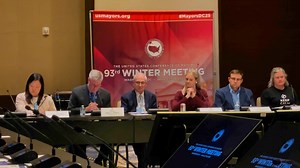 Stressing the importance of Congress passing comprehensive housing legislation, Mayor Brian C. Wahler addressed several other key officials today at the United States Conference of Mayors (USCM) winter meeting in Washington, DC. Mayor Wahler serves as Chair of the USCM Legislative Action Committee. | Piscataway Township