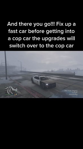 How to modify a cop car in story mode in GTA 5! #Gta5 #gta5_funny #gta5online #rockstar #xboxone #Charger #police #