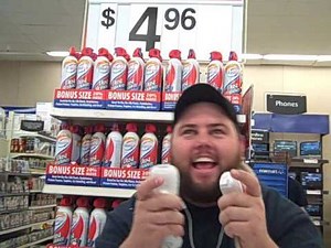 I play with my Wii Wii in Walmart! (4/28/09-55)