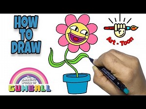 How to draw Leslie from the amazing world of Gumball step by step easy
