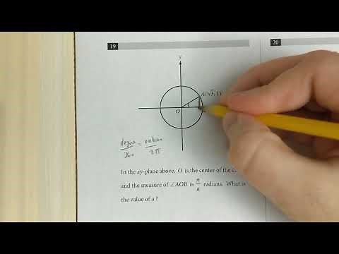 How to solve radians questions on the SAT – 4 quick examples from recen tests.