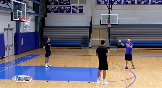 13K views · 92 reactions | 1v1 Ball Screen & Handoff Drill Vs Help Defense This one on one drill helps you develop skills to beat the helpside defense after the ball screen. | Breakthrough Basketball | Facebook