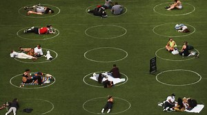 The weird and wacky ways people are social distancing as the world reopens