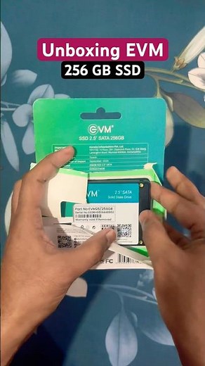 Unboxing EVM 256 GB SSD | 256 GB SSD Price | EVM SSD | Solid State Drive 🔥