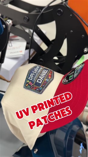 21 layers of ink - color UV printed patches are a game changer @The DPI Laboratory