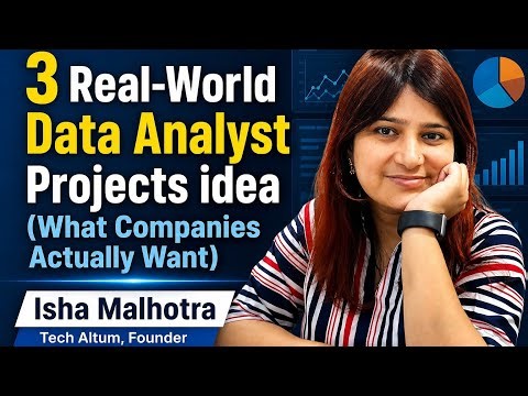 3 Real-World Data Analyst Projects ideas | Data Analyst Learning 