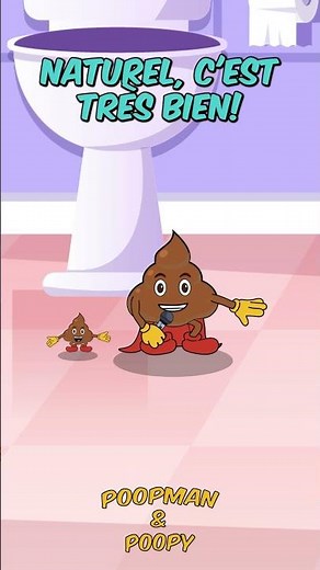 💩🎶 Parfois rond, ou plus long, toujours différent... | "Le caca champion" 💩 | Poopman & Poopy