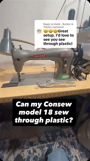 The studio | Oh yeah this consew is a beast! #oneofnonestudio #fyp #thestudio #oneofnone #sewing #sewingmachine | Instagram