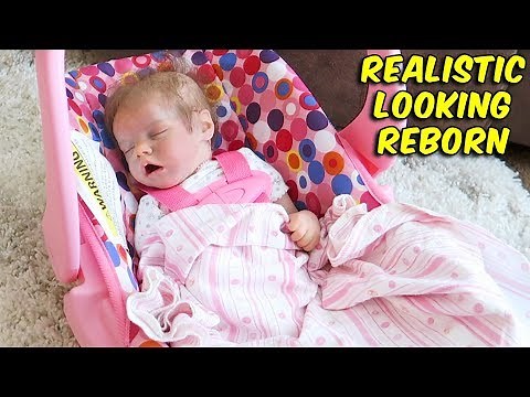 How to Make Your Reborn Baby Doll Look More Realistic in Joovy Car Seat | The Patsy Family
