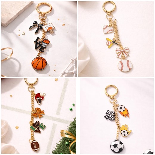 Custom Sports Bag Charms and Keychains - Etsy Canada