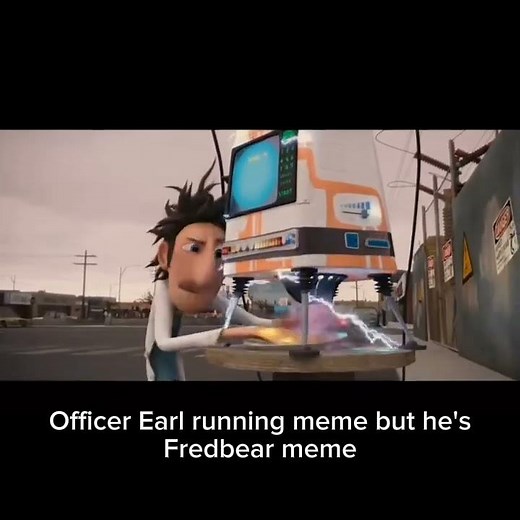 If officer earl was a fredbear running meme. #capcut #edit #fnaf #fivenightsatfreddys #memes