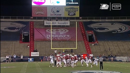 The top plays from a hard-fought double-overtime victory for the Eagles against South Alabama. #GATA | Georgia Southern Athletics