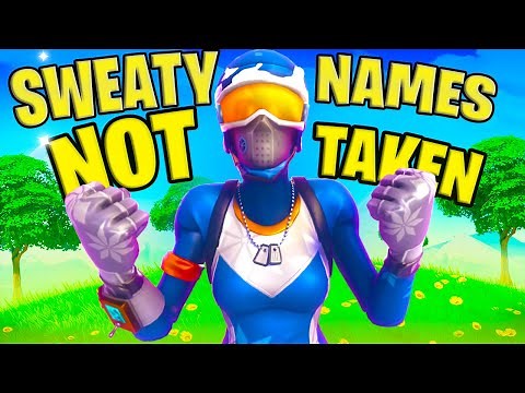 Sweaty Things To Put In Your Fortnite Name (USERNAME IDEAS)