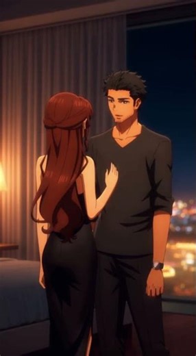 Midnight romance. 💋 #couple #animation #animeromance #animevibes #anime