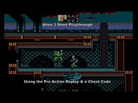 Alien 3: Short Playthrough using the Pro Action Replay & a Cheat Code :D #MasterSystem #Sega #Gaming