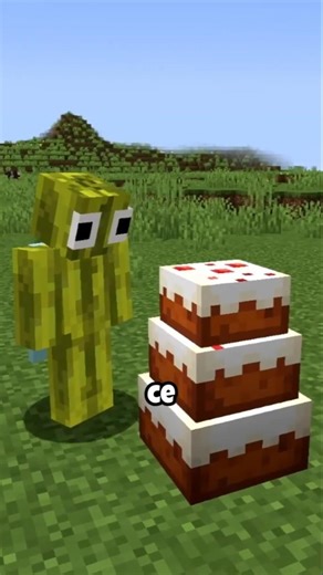 Ne mange surtout pas le gateau Creeper...