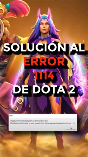 📣 ERROR 1114 SOLUCIÓN DOTA 2 #dota2 #dota #dota2highlights #dota2shorts #dota #moba #valve #steam