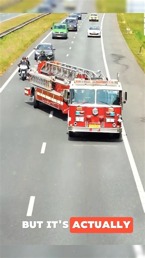 It might look like drifting, but fire trucks use rear-wheel steering for better control in tight areas. A second driver manages the back wheels, allowing smooth turns and quick maneuvers—crucial during emergencies. 🚒 Credits : @Video_Highway, @Rainman14, @jakeasnerphoto, @gamebox7773, @viralhog, @nielshth, /YT #FireTruckTechnology #EmergencyResponse #SmartVehicles #rescue #trendingreel | Guppy News